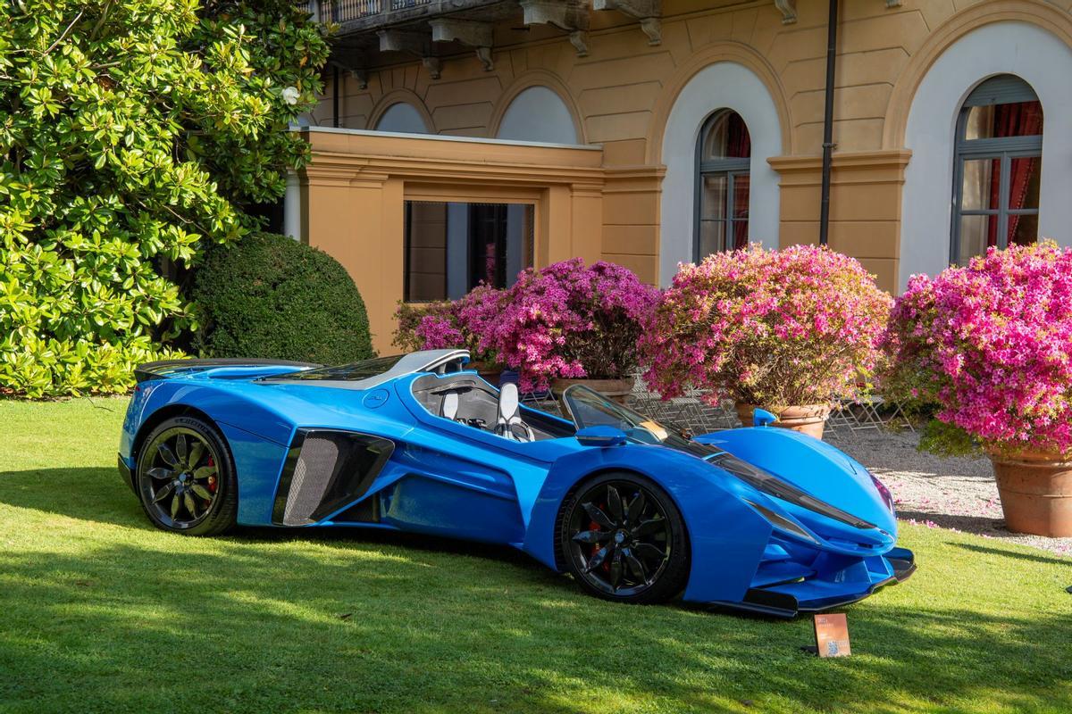Concorso d'Eleganza Villa d'Este 2026. Este un Delage D12, con un V12 de 6.600 cc.