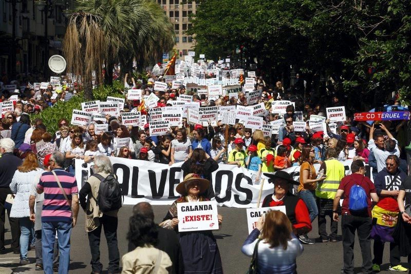 Manifestación: 'Salvemos Teruel'