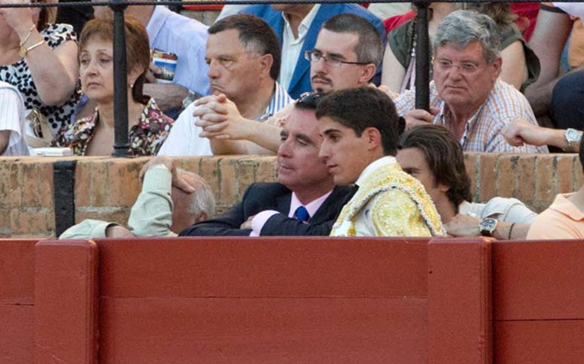 Ortega Cano junto a Rafael Cerro.