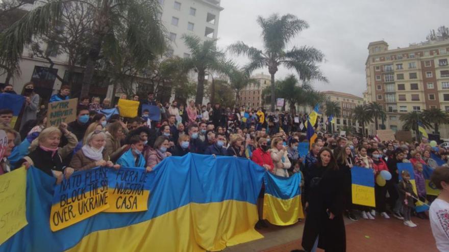 Málaga se moviliza este viernes por el primer aniversario de la invasión a Ucrania