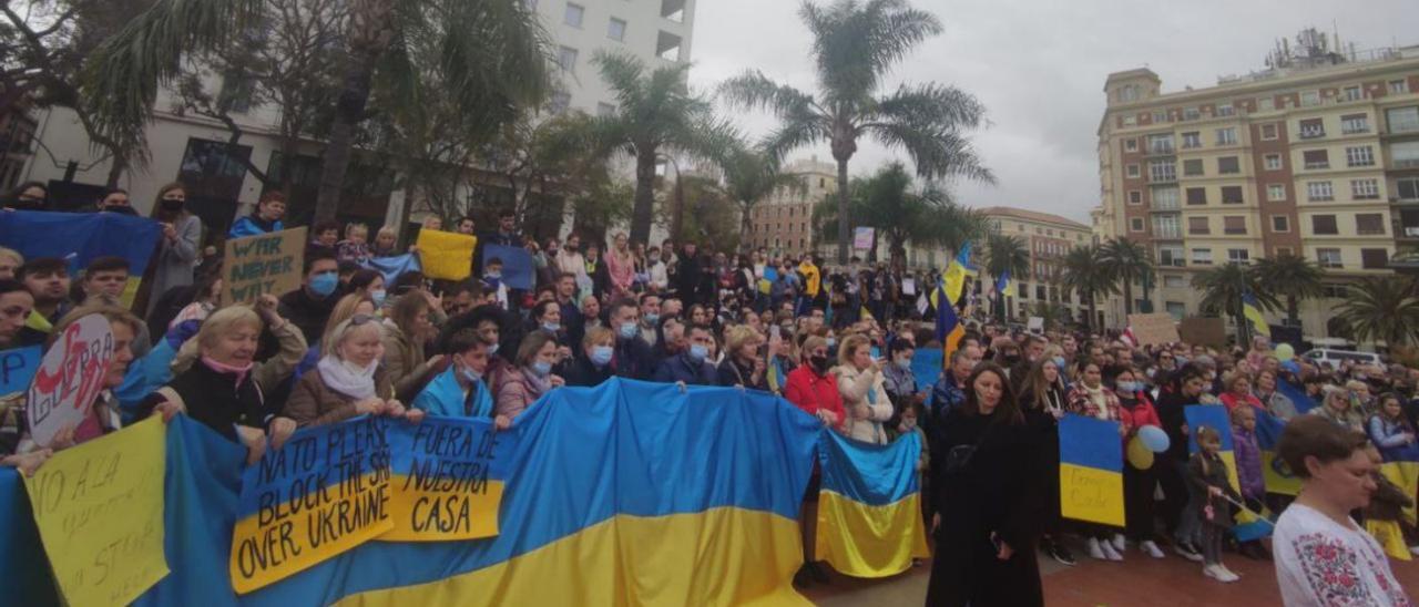Manifestación contra la guerra de Ucrania.
