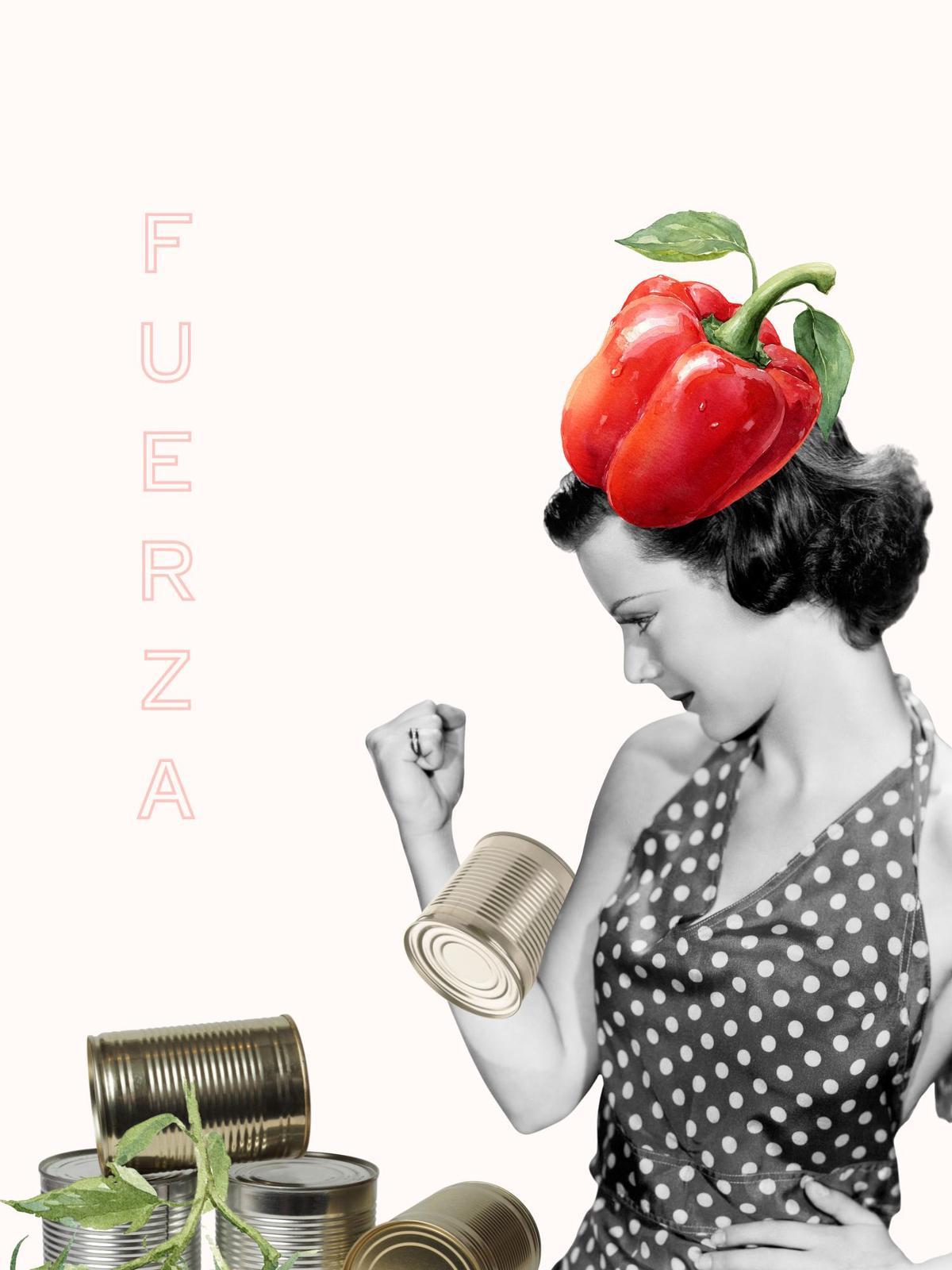 Como elemento común, cada una de las piezas incorpora una lata.