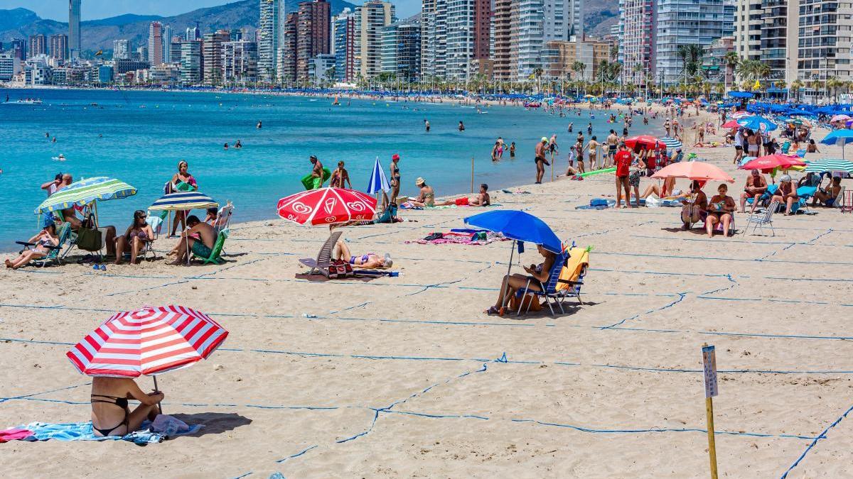 Consulta aquí la disponibilidad de parcelas en la playa de Benidorm. DAVID REVENGA