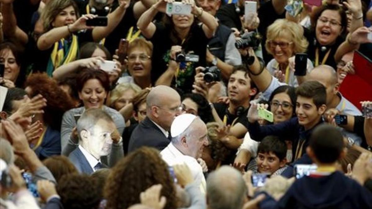 El papa Francisco, en una audiencia en el Vaticano, el pasado día 5.