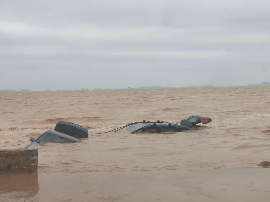 Los Alcázares vive una segunda riada en la mañana del sábado