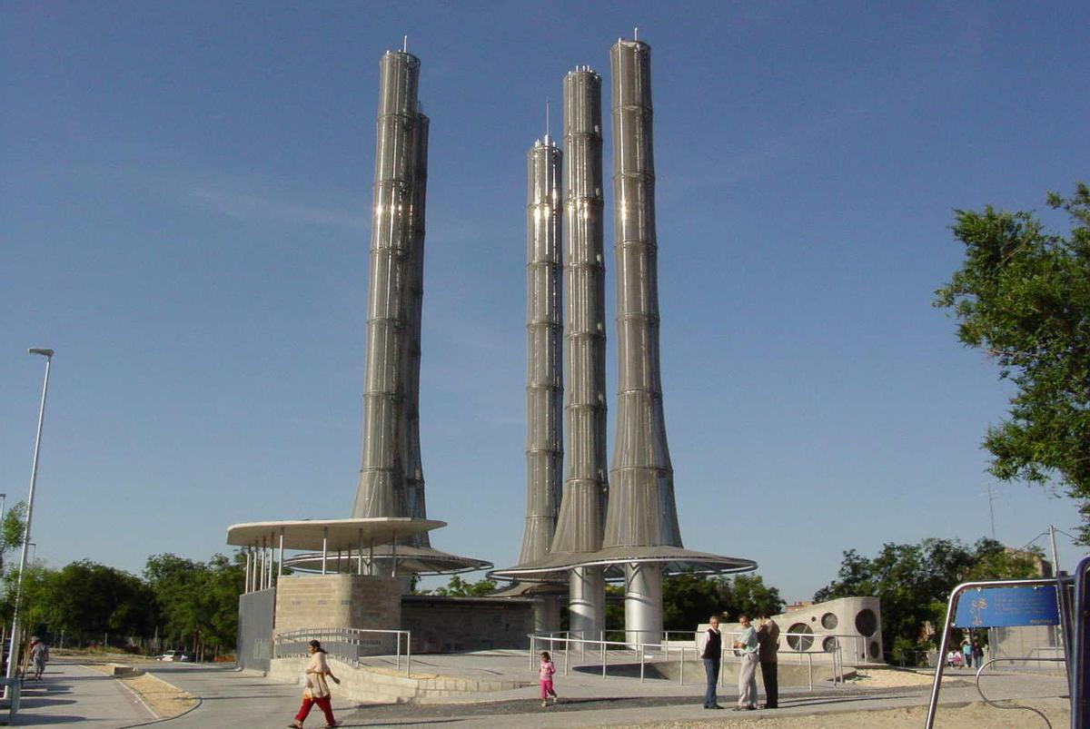 Las ecochimeneas de Madrid.