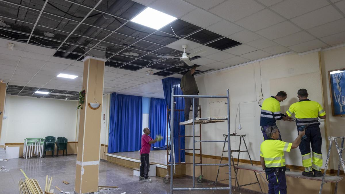 Obras de insonorización del centro de la tercera edad