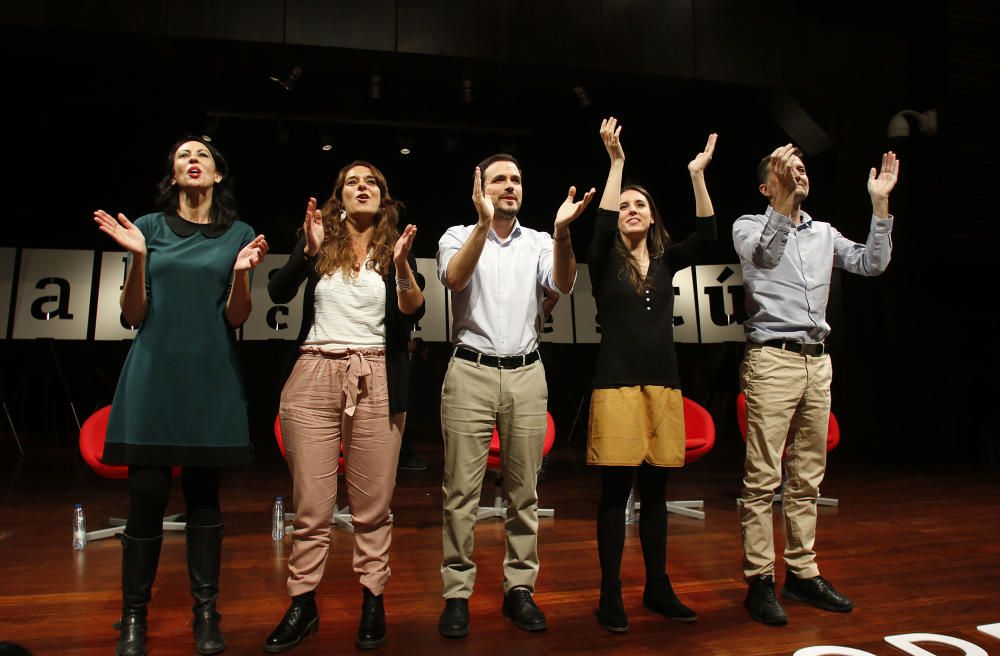 Acto de Unidas Podemos en el Palacio de Ferias de Málaga