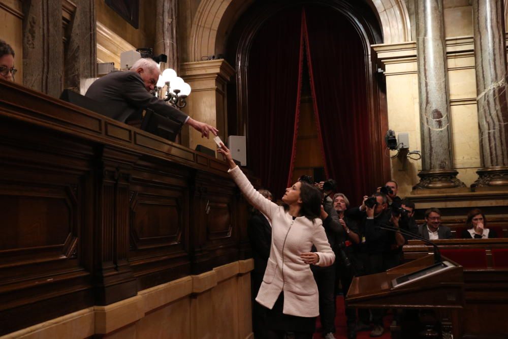 Constitució del Parlament de Catalunya