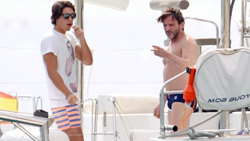 Fernando Tejero y Pablo Castellano, de vacaciones en Ibiza en 2014