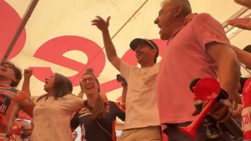 Celebració del novè campionat de Josep Garcia