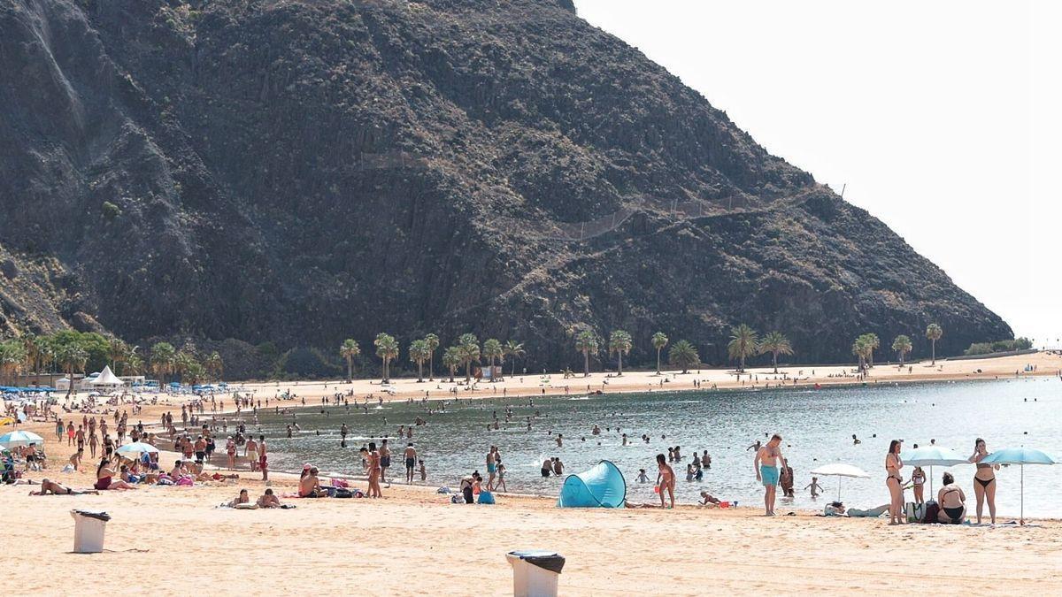 Playa de Las Teresitas, en Santa Cruz de Tenerife.