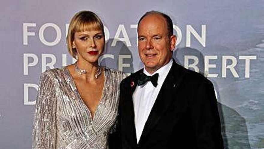 Charlene y Alberto de Mónaco.