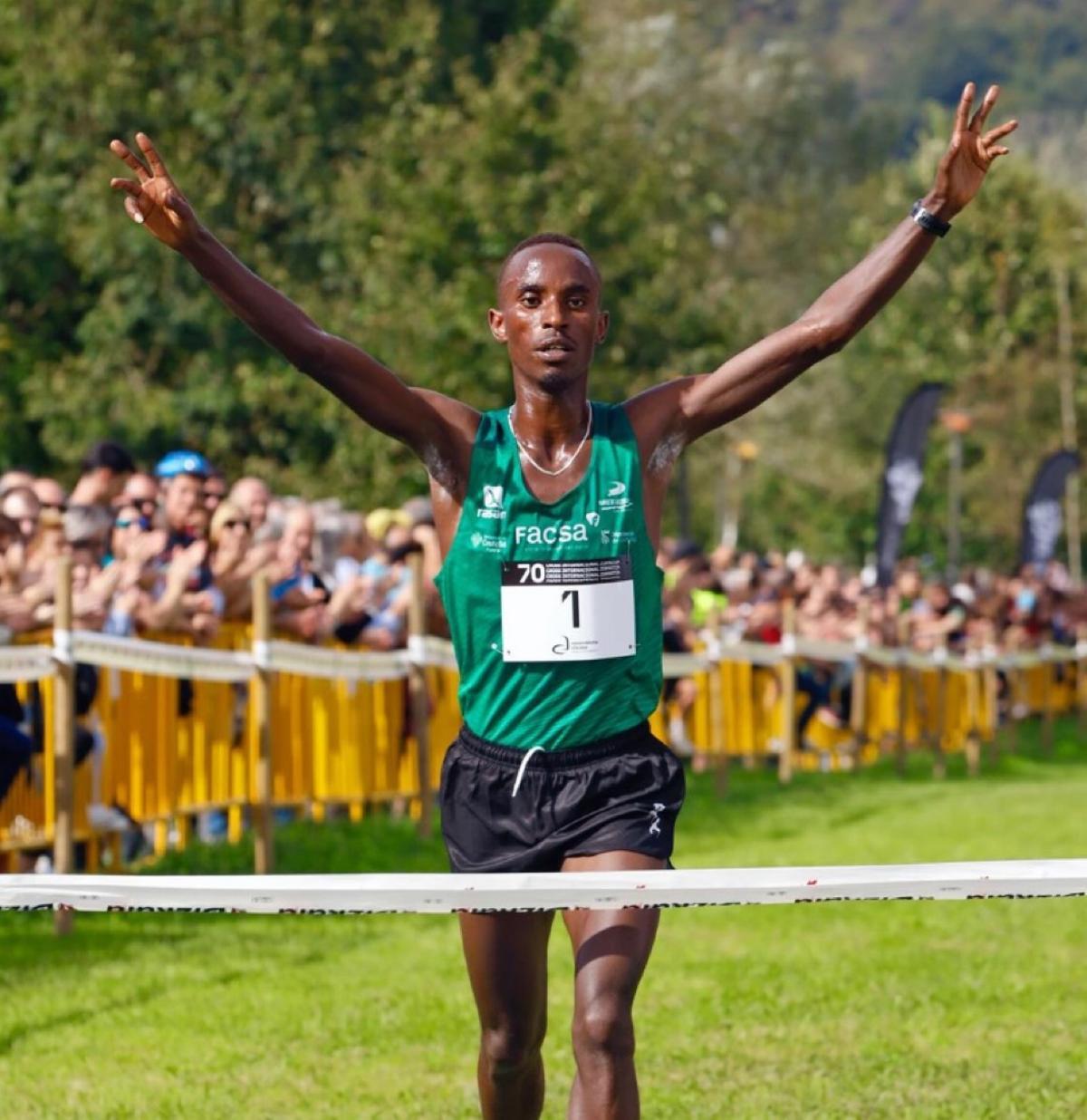 Rodrigue Kwizera, ganador del Cross Internacional de Itálica, en una imagen de archivo.