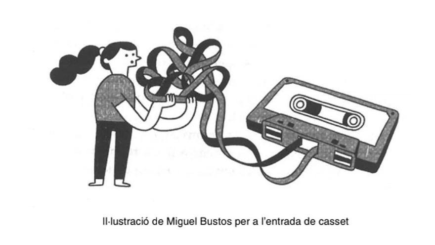 Una de les il·lustracions de Miguel Bustos per a l&#039;exposició.