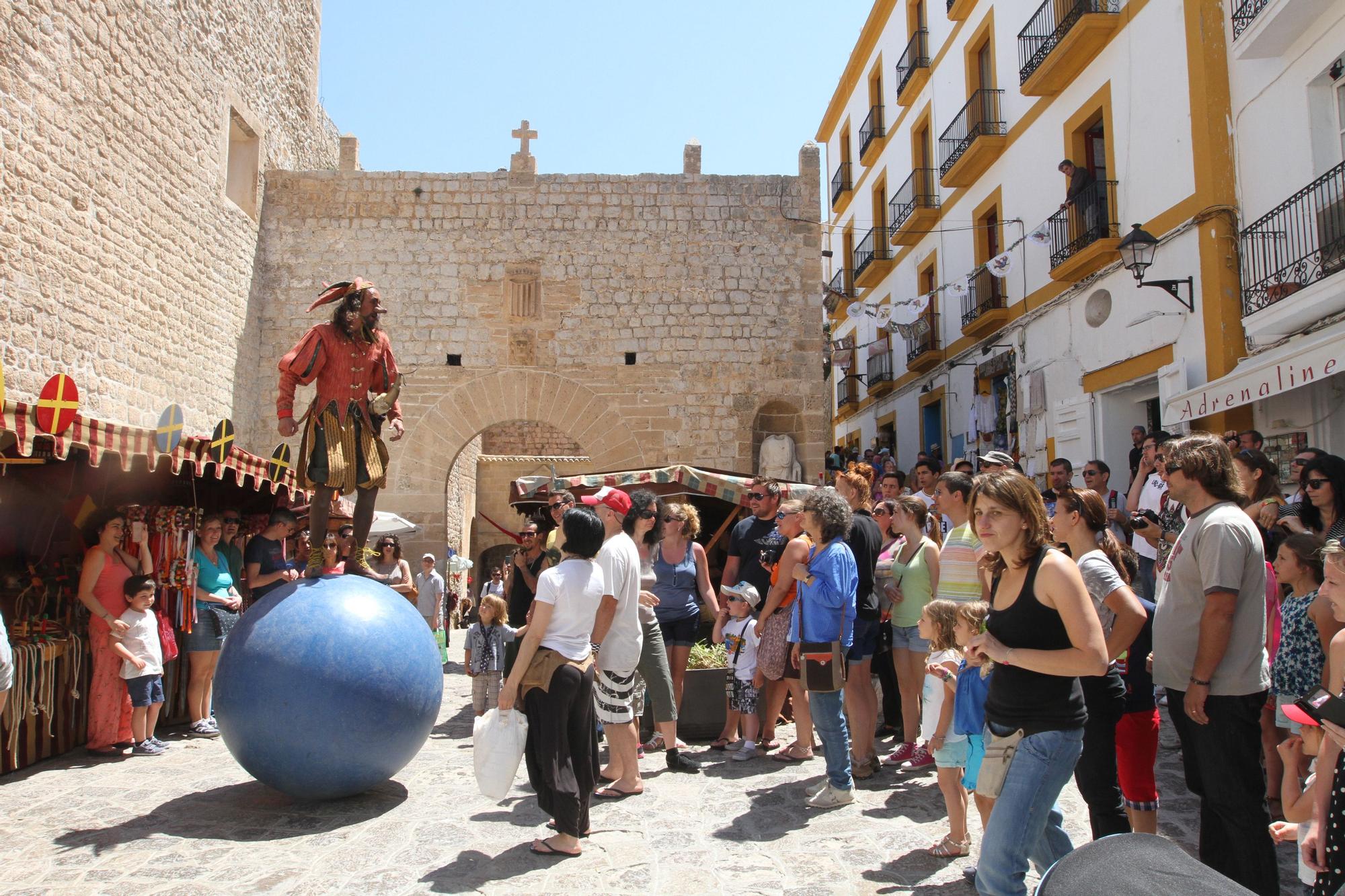 Edición de 2014 de la Feria Medieval de Ibiza.