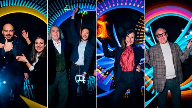 EN IMÁGENES: Luz y color en el acto "Asturias Capital" de la mano del artista "lightpainter" asturiano Frodo Álvarez