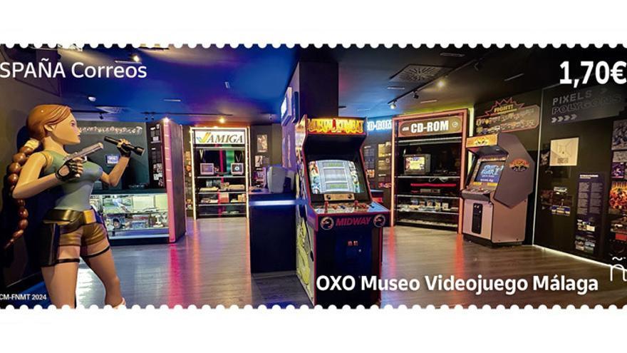 Correos emite un sello dedicado a OXO, el Museo del Videojuego de Málaga
