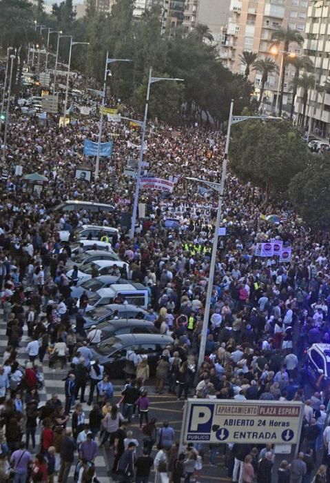 Manifestación en Cartagena: 55.000 personas claman por el Mar Menor (II)