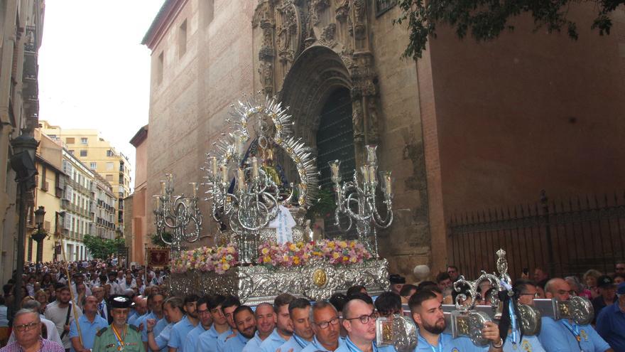 La Virgen de la Cabeza se hace presente en el Centro pese a la lluvia