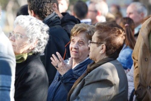 Los Reyes presiden el funeral por las víctimas de Bullas del accidente de Cieza