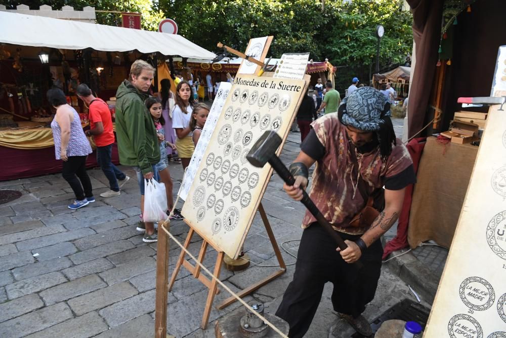 Último día de la Feria Medieval de A Coruña