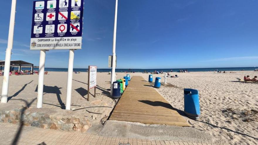 Playa de La Glea en una imagen de archivo