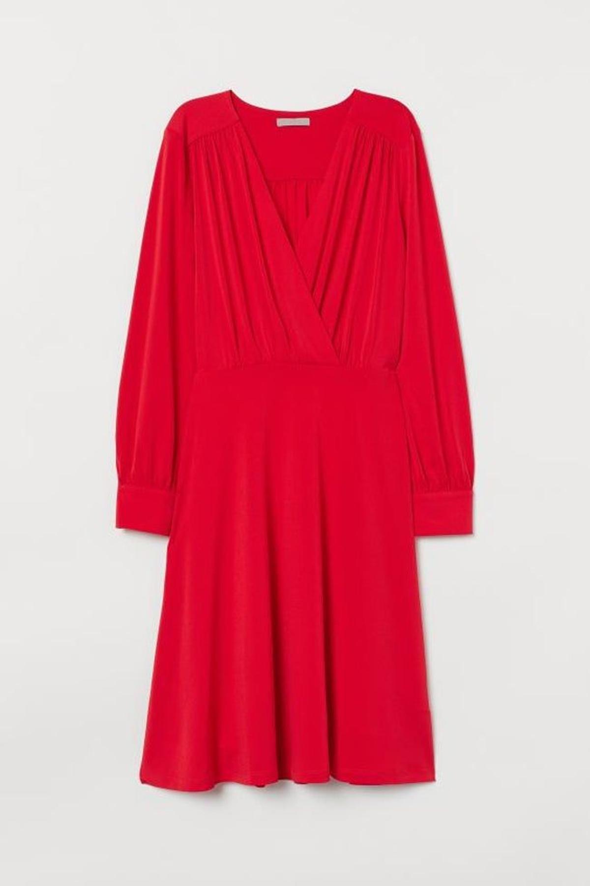 Vestido en punto de crepé de H&amp;M. (Precio: 24, 99 euros)