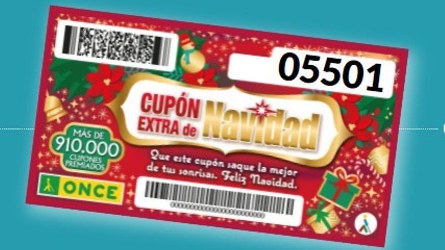 Número agraciado del sorteo del Extra de Navidad.