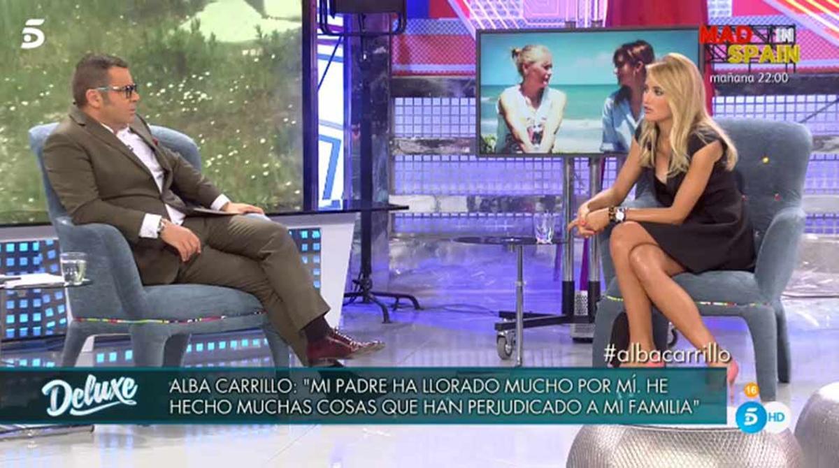 Jorge Javier y Alba Carillo cara a cara