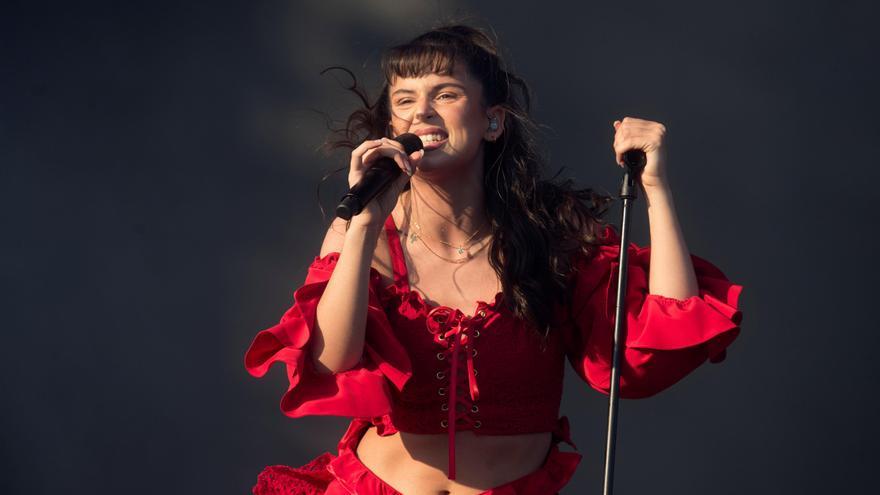 Nathy Peluso, en un concierto de su gira &quot;Calambre&quot;.