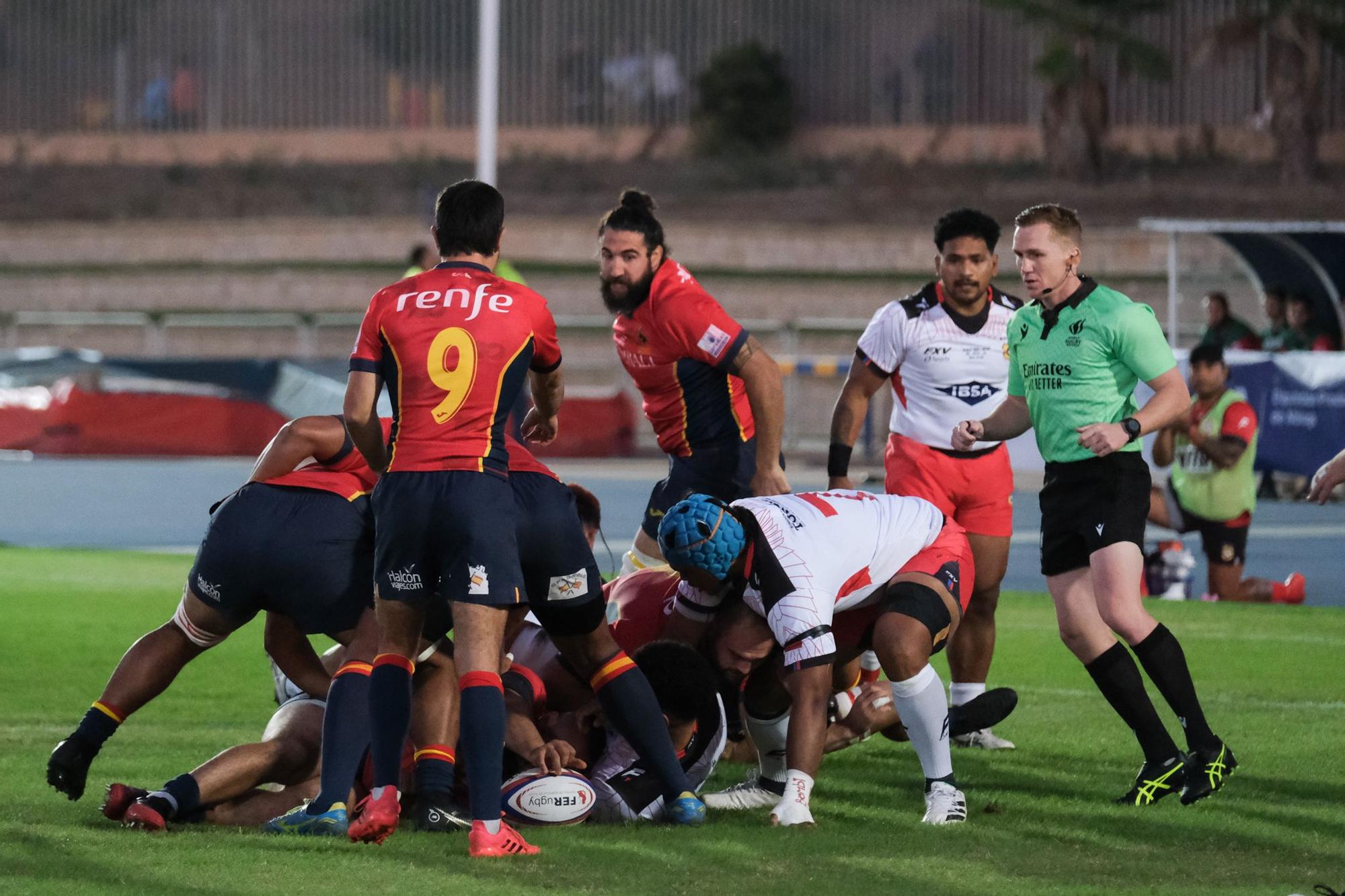 Málaga disfruta del España - Tonga de rugby