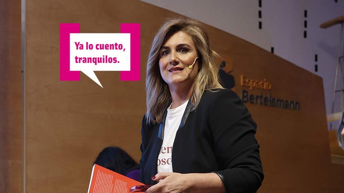 Carlota Corredera en la presentacion de su libro