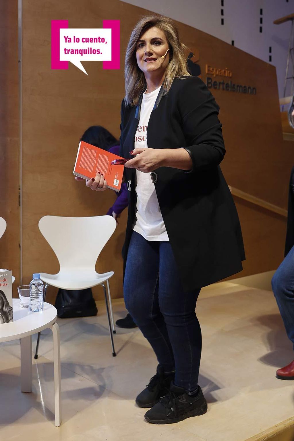 Carlota Corredera en la presentacion de su libro