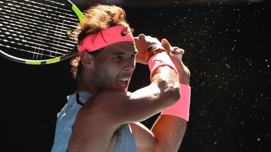 Rafa Nadal, en Melbourne.