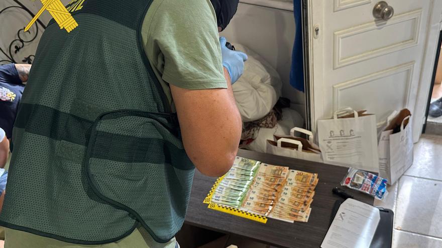 Algunos de los efectos intervenidos en la operación.