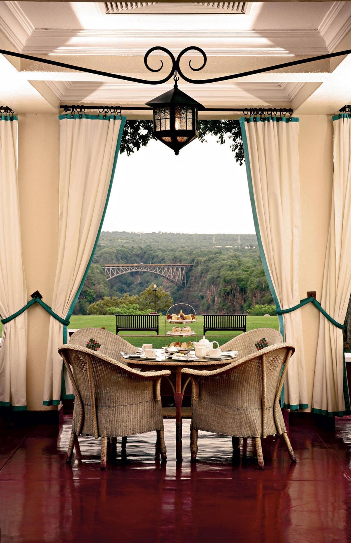Victoria Falls Hotel.