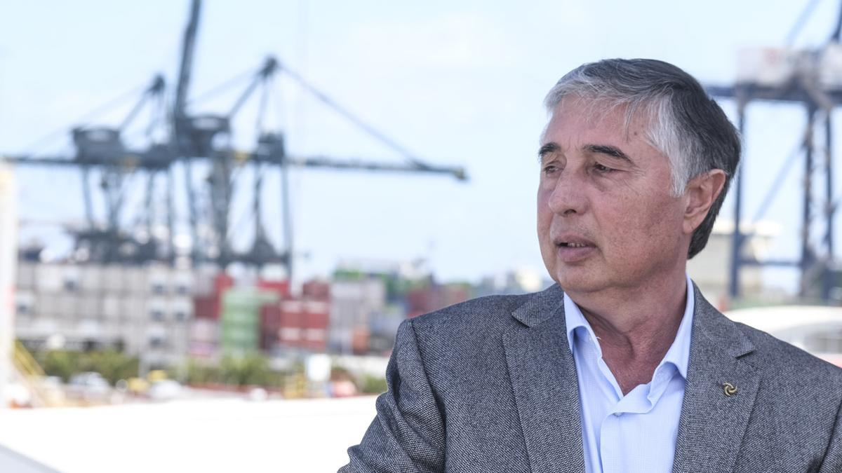 Juan Francisco Martín, director comercial de la Autoridad Portuaria de Las Palmas | 14/03/2024 | Fotógrafo: José Carlos Guerra