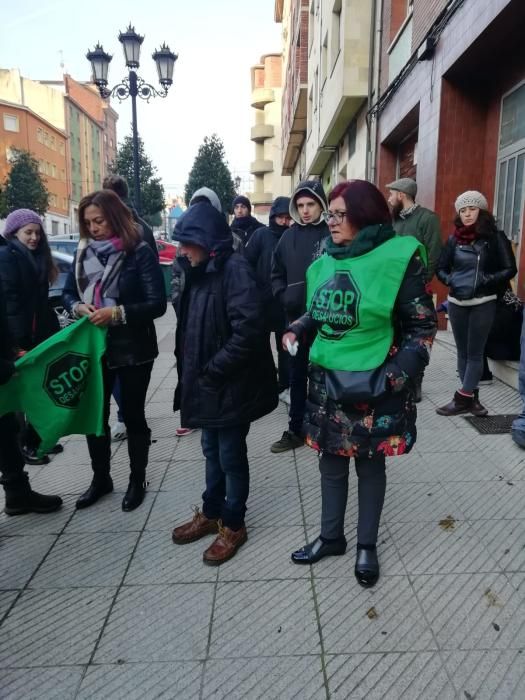 Desahucio de una pareja con un bebé en Oviedo