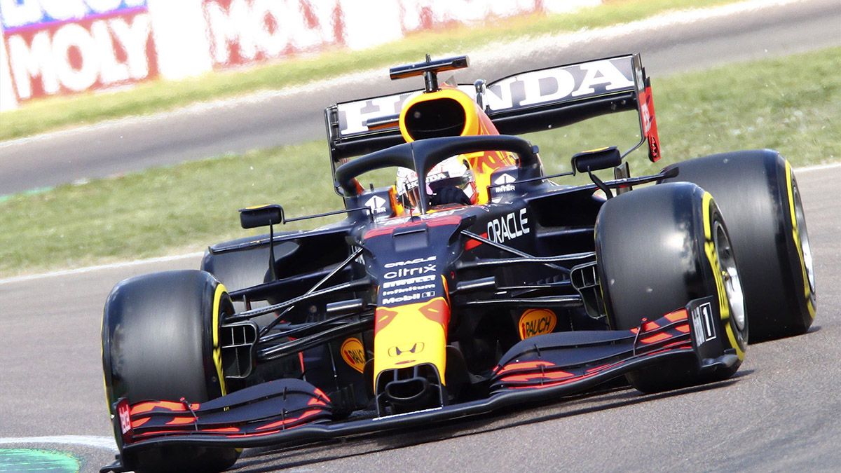 Max Verstappen, el más rápido en los entrenamientos libres 3 del GP de Emilia Romagna.