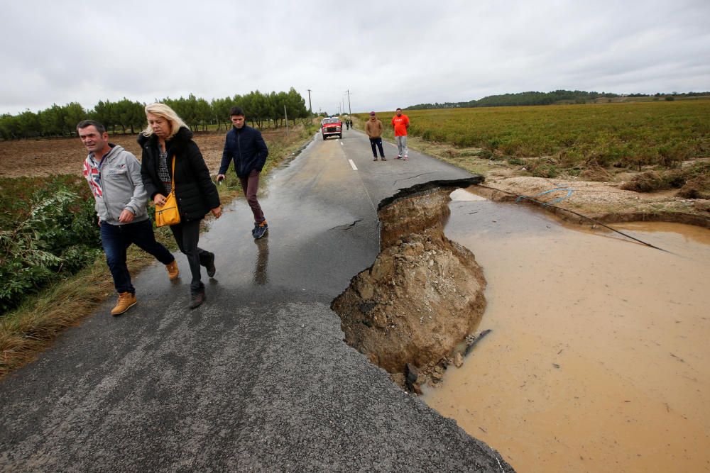 Així ha estat el pas de la tempesta Leslie pel sud de França