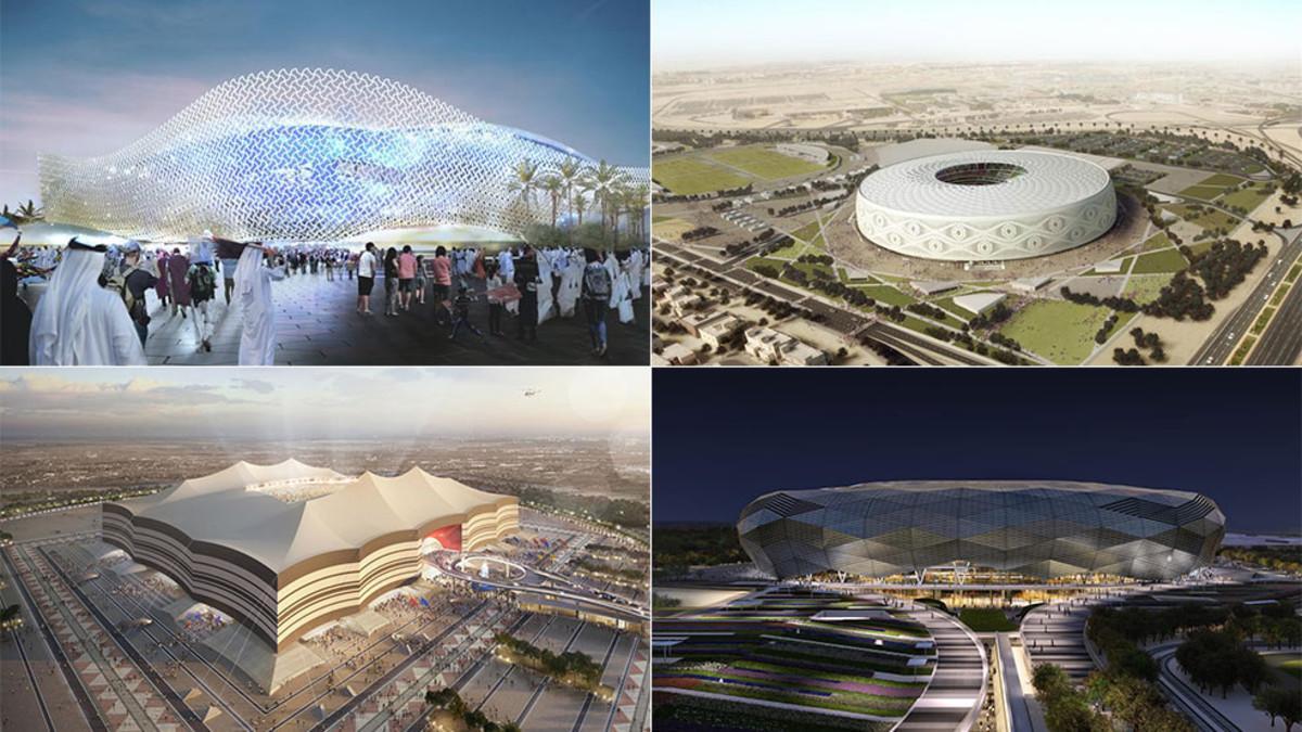 Qatar está contruyendo estadios espectaculares para el Mundial de 2022