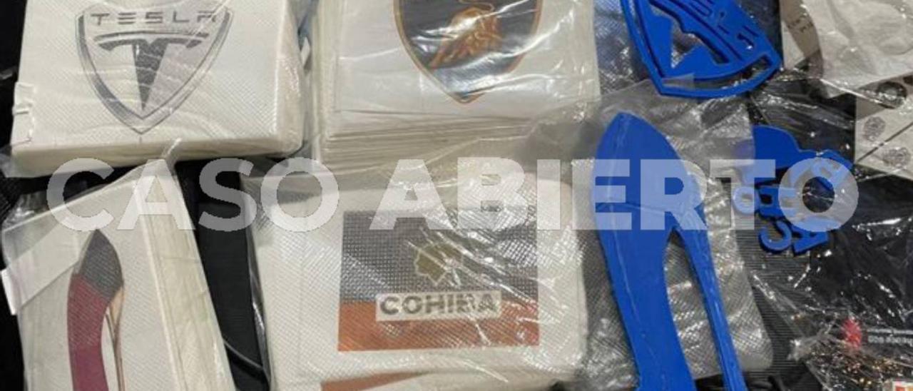 Carolina Herrera, Lamborghini, Cohiba, Tesla... Así iban a firmar su cocaína los narcos del mayor laboratorio de Europa