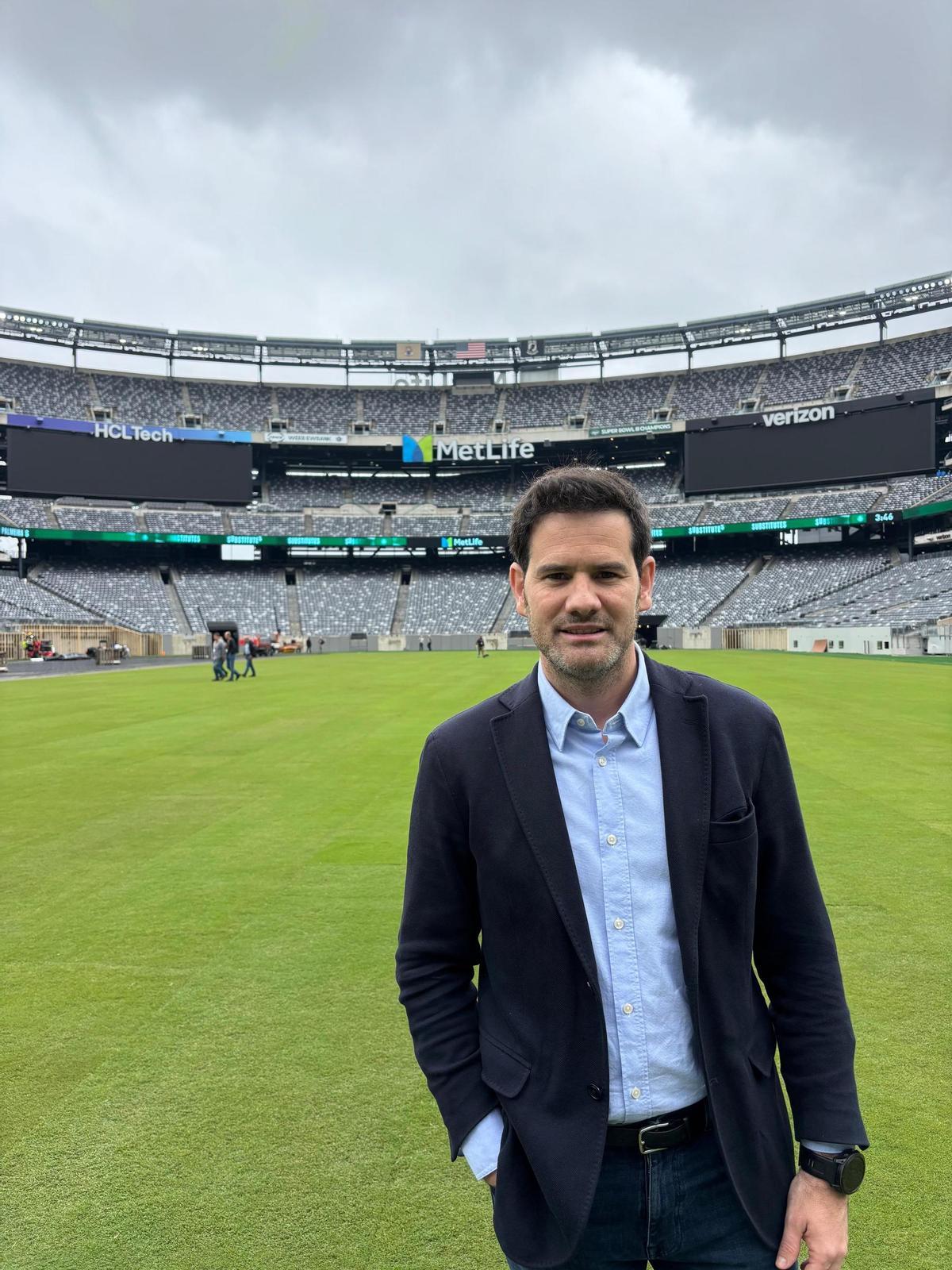 Quim Domènech, SVP Content de Dazn Spain and global responsible for the production of the Club World Cup, at the New Jersey Metlife Stadium, where the Club World Cup final will be played.