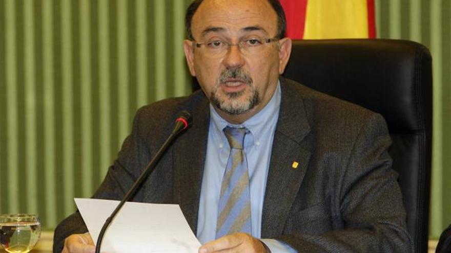 Llinàs, ayer en su comparecencia en el Parlament.