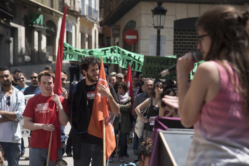 Manifestació de l'1 de maig a Manresa