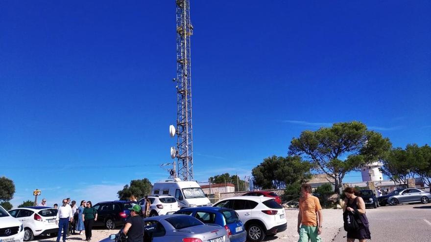 Los rayos se ceban con el radar de pateras del cabo de Sant Antoni