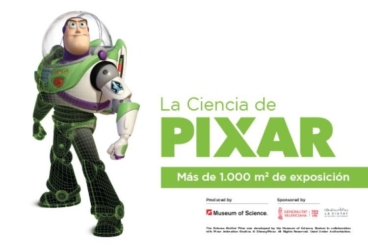 Exposición de la “Ciencia de Pixar”.