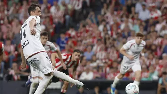 Budimir erró el penalti que pudo dar el empate al Osasuna