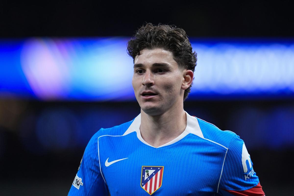 Julián Álvarez, goleador con el Atlético de Madrid